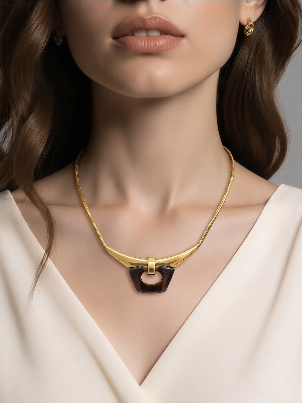 Vintage Givenchy Choker Pendant Necklace
